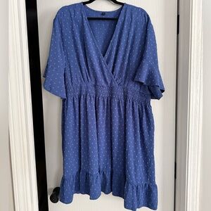 Blue Polka Dot Dress